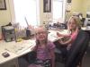 Kimberly and Addie - our 2 little office assistants